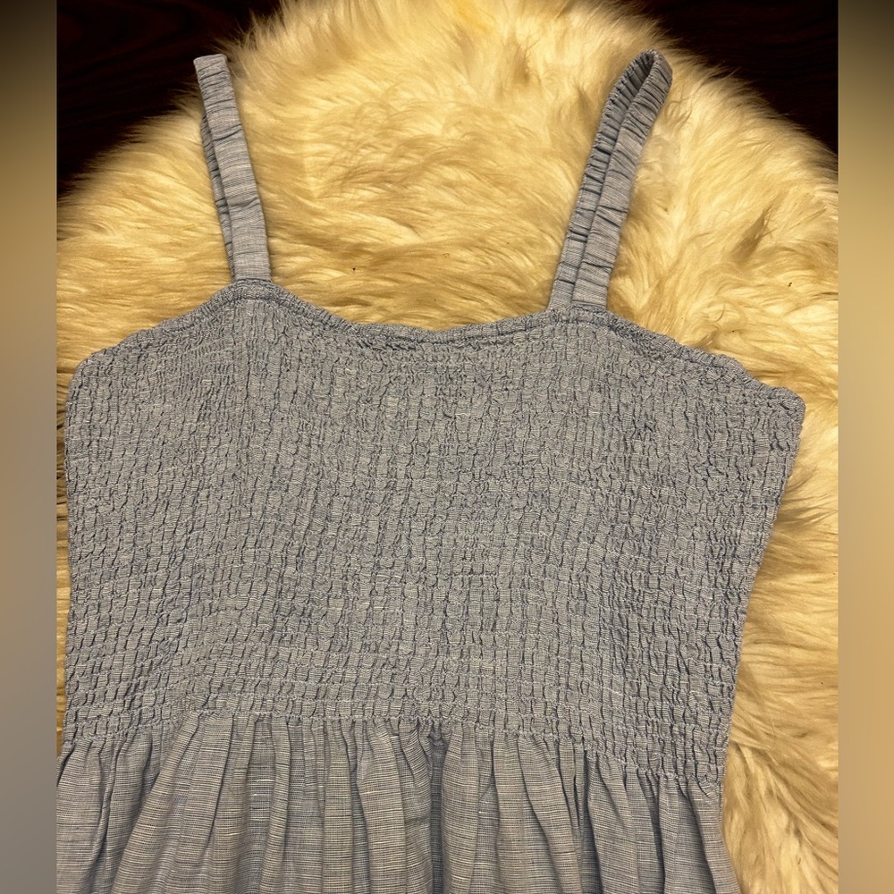 J. Crew Light Blue Smocked Midi Sundress - Picture 5 of 13
